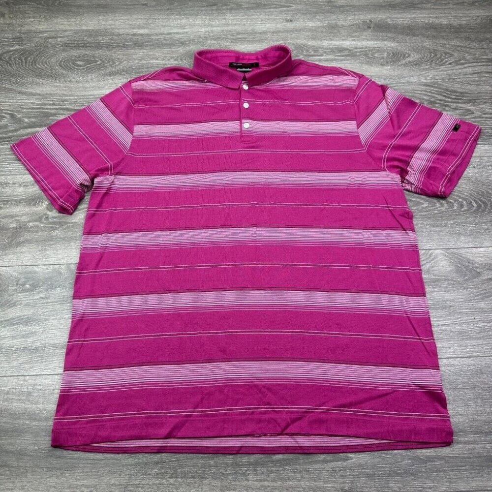 Nike Tiger Woods Performance Golf Shirt Mens Extra Large Golfing Preppy